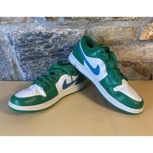 Nike Air Jordan 1 Low Lucky Green Aquatone White DC0774-304 Women's Size 9.5